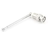 BNC Male Plug RF Connector 2 Sections Telescoping Antenna Aerial