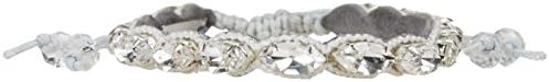 Deepa GurnaniMarquise Crystal Skinny Cuff - Ivory