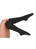 Cashmere Socks Knee High Rib Pointelle Luxury 4 Color Options Women' Socks