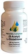 S-Acetyl L-Glutathione 200 Mg.| 60 VCaps | Non-GMO | Soy-Free and Gluten Free