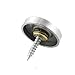uxcell® Decorative Fittings 25mm Dia Screw Cap Mirror Nail 4Pcs