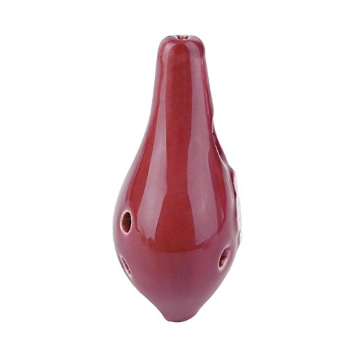 Classic Mini 6 Holes Ocarina Color Musical Instrument Glaze Ceramic Flute