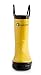 OAKI Toddler Rain Boots - Perfect Kids Rain Boots for Any Weather - Durable Rubber Baby Rain Boots Keep Little Feet Dry, Lightweight Waterproof with Easy-on Handle, Yellow & Black, 7T Toddler