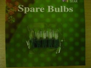 Christmas Concepts Pack of 5 clear Push In Spare Bulbs- 1.5V 0.15A (No 6)