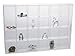SAFE Rock Display Case-Acrylic Glass Curio w/24 Compartments