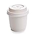 Restaurantware 50 Count PS Lids for 4 oz Coffee and Tea Cup, Small, White