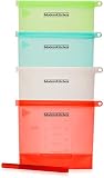 ModernKitchen Reusable Silicone Food Storage Bags - Eco Friendly Sandwich, Snack Bag, Dishwasher Safe, Quart Size (4pack)