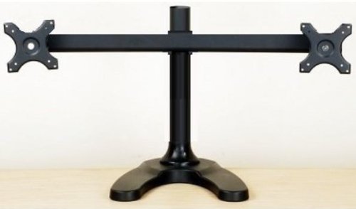 UPC 726670275684, EZM Deluxe Dual Monitor Mount Stand Free Standing up to 28&quot;(002-0018)