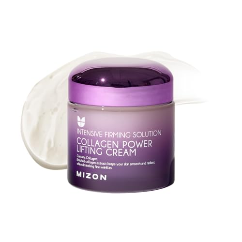 Crema Power Lifting al Collagene (75 ml) Idratante Intensiva con 75% di Estratto di Collagene Marino, Cosmetica Coreana