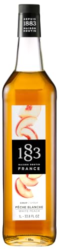 1883 Maison Routin (メゾン・ルータン) ホワイトピーチ シロップ 1000ml 【割り材・調理】