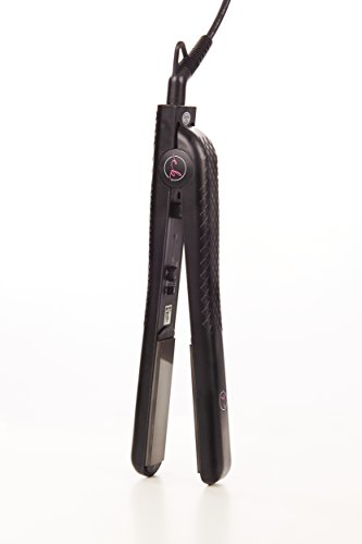 Ella s Boutique 1" Ceramic Tourmaline Ionic Flat Iron Hair Straightener | Beautiful Curls, Flips and Hair Styling | Floating Plates, Adjustable Temp Control Protects Hair, Controls Frizz