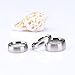 TIGRADE 4mm 6mm 8mm Titanium Ring Brushed Dome Wedding Band Comfort Fit Size 4-14,Silver, 6mm, Size 9.5