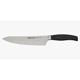 Arcos Forged Chef Knife 8 Inch Stainless Steel Blade 200 mm. Professional Kitchen Knife. Injected Polypropylene POM Handle. Ideal for World-Class Chefs. Clara Series. Black Color.