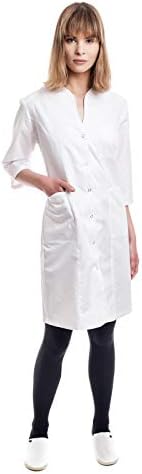Vest Albus Women's Stylish Medical White Lab Coat Uniform Ladies Nurse Doctor's Jacket