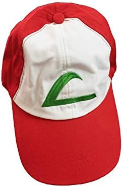 Imported Products Pokemon Red and White Color Ash Ash Ketchum Cap