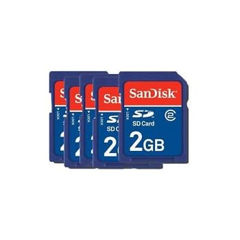 Amazon.com: SanDisk 2 GB SD Flash Memory Card 2-Pack SDSDB2-2048-A11 ...