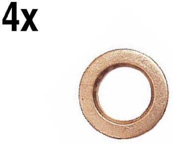 VW (96-06 TDI) Fuel Injector Seal (Copper) Lower (x4) D P H