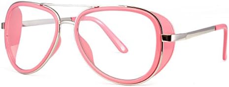 Fishing Sorcerer MZ Pink Iron Man Sunglasses Clear lens Robert Downey TONY STARK Driving Pilot Goggles