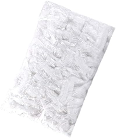 FOMIYES 100pcs Disposable Mop Caps Nonwoven Bouffant Caps Hair Net