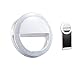 Rechargeable Selfie Light Ring by Arbitron Global- for iPhone 7 plus/ 6 plus/6s/6/5s/5/4s/4, Samsung Galaxy S7 Edge/S7/ S6 Edge/S6/S5/S4/S3, Galaxy Note 5/4/3/2, and Other Smart Phones