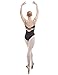 Dance Favourite Ballet Dance Leotard Gymnastics Black Leotard Women 01D0027 (XS)