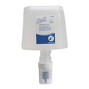 Scott Control schuimhandzeep voor frequent gebruik 6345 – ongeparfumeerde schuimende handzeep – 4 x 1,2 liter heldere…