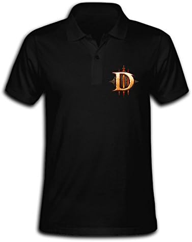 OKAKA T Shirts 3 Video Game Polo Tees For Men Black