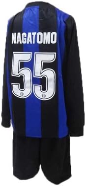 子供用サッカーユニフォーム 長袖 インテル ホーム 背番号 55 長友 佑都 Xxlサイズ Fcl 003xxl サッカー フットサル ボーイズ 通販 Amazon