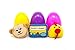 12 Pcs Easter Eggs Filled with Plush Soft Animal, 6 Assorted Colorful Prefilled Plastic Surprise Eggs for Easter Theme Party Favor, Easter Eggs Hunt Fillers, Easter Basket Stuffers, Classroom Prize Supplies.