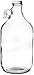 Kombucha Brooklyn 13-DXKS-HM6G Growler, Clear Glass Half-Gallon (64oz) with lid
