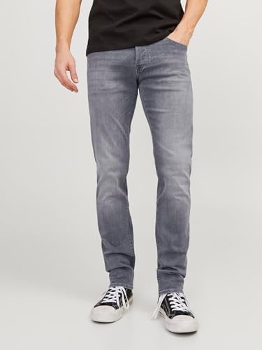 Vaqueros Ajustados para, Grey Denim, 31W / 32L