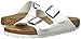 Birkenstock Women's Arizona  Birko-Flo White Birko-Flor Sandals - 37 N EU (US Women EU's 6-6.5)