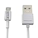 Micro USB Charger Cord for Andriod Smartphone Digital Camera Toys PDA Tables Connection 2.4 A（39 inchs silver)