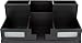Victor Wood Desk Organizer with Smart Phone Holder, Midnight Black, 9525-5