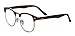 Outray Vintage Retro Classic Half Frame Horn Rimmed Clear Lens Glasses 2135c3 Brown