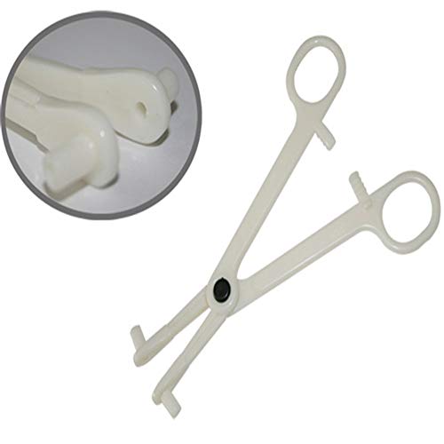 Body Piercing Disposable Clamps-Beach Body Art Supply 25 Pcs Sterile Septum Disposable Forceps Auto-Locking Pliers Ear Nose Belly Piercing Tools Tattoo Piercing Supplies Piercing Clamps - Thumbnail 7