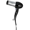 Conair 1875 Watt Full Size Pro Hair Dryer with Ionic Conditioning, Black/Chrome