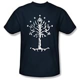 Lord of the Rings White Tree of Gondor Flag Coat of Arms T-Shirt-Small
