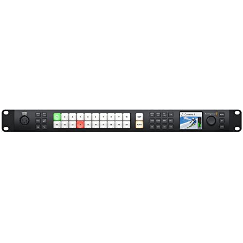 Blackmagic Design ATEM 2 M/E Constellation HD Live Production Switcher with 6ft Power Cord and 5-Pack of Solid Signal Cable Ties (SWATEMSCN2/1ME2/HD)