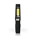 Cat CT1205 Rechargeable Slim Light 175 Lumen Front Panel Flood Light/100 Lumen Top Beam with a Magnetic Pocket Clip(Black/Yellow)