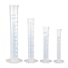 Pixnor Measuring Cylinder Graduated Cylinder Lab Test Tube Set of 4 primary