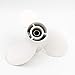 POLASTORM Aluminum Alloy Outboard Propeller 9 1/4x9 3/4 Pitch for Yamaha 9.9-15hp