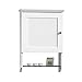 Sauder Woodworking Caraway Wall Cabinet, Soft White finish