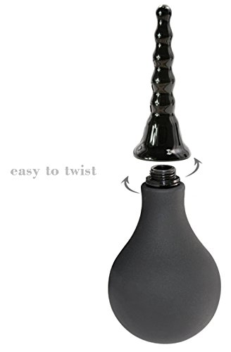 Beauty Molly anal douches enemas Superior Medical Materials enema bulbs (Black), 11.7Ounce