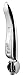 Luxe Bidet Neo 70 Handheld Bidet Diaper Sprayer with Complete Set [Chrome-White]