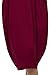 Love In Women's 3/4 Sleeve Round Neck Bubble Hem Long Dress W/Pocket