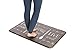 J&V TEXTILES Anti Fatigue Cushioned Comfort Mat, Ergonomically Durable, Supportive, Padded, Thick and Washable, Stain-Resistant, Kitchen, Garage, Office Standing Desk Mats (Eat Laugh Live)*