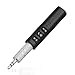 Universal 3.5mm Jack Bluetooth 4.2 Car Kit Hands Free Auto AUX Kit for Speaker Headphone Car Stereo Music Audio Receiver Adapter (Black)