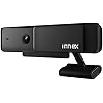 Innex C220 HD 1080p Webcam with Microphone, 71°FOV, Noise Canceling, Low Light Correction, Privacy Shutter - Plug & Play USB Webcam for PC, Windows, Mac - Ideal for Work from Home, Remote Learning