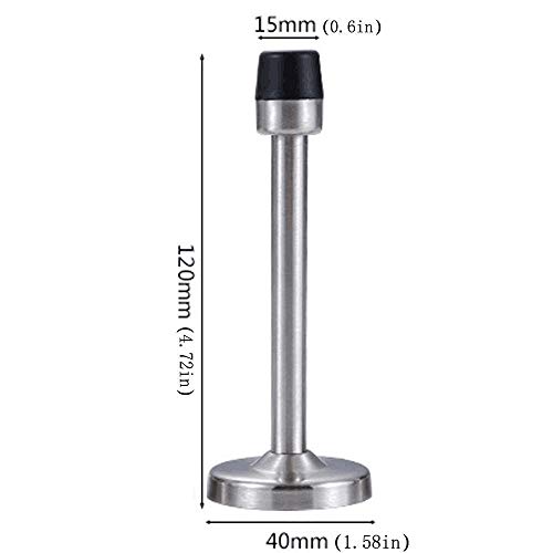 image for Gudui Door Stopper, 2(Pack) Stainless Steel Solid Rigid Door Stop, Ext